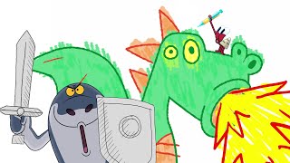 NEW ZIG AND SHARKO  Knights amp Dragons SEASON 4 New episodes  Cartoon Collection for kids HD [upl. by Olnay]