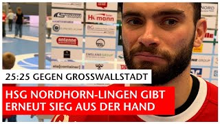 HSG NordhornLingen  TV Großwallstadt Das sagen die Spieler zum 2525  2 HBL 202425  GNOnline [upl. by Attiuqram872]