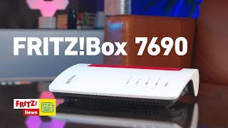 FRITZBox 7690  FRITZ News [upl. by Adnawyt]