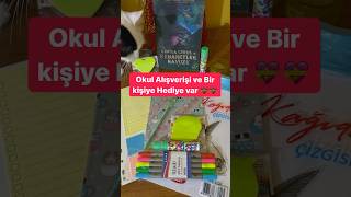 Okul Başlasın📚 okulalışverişi marketalışverişi kırtasiyemalzemeleri üniversite keşfet okul [upl. by Aynotel688]