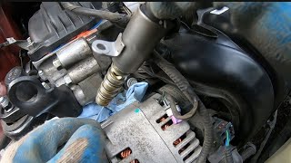 14’ Hyundai Elantra   VVT solenoid cleaning  replacement [upl. by Ariat525]