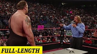 Big Show and Triple Hs New Years Revolution 2006 Contract Signing [upl. by Anovahs]