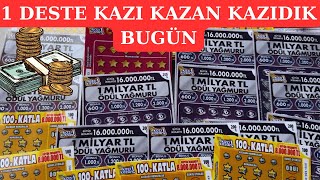 1 DESTE 8000 TL DEĞERİNDE YENİ KAZI KAZAN KARTLARINI KAZIYORUZ BUGÜN [upl. by Ejrog]