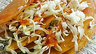 Receta  TACOS DE PAPA DORADOS [upl. by Eatnoed]