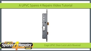 Cego Door Lock Case Latch Reversal [upl. by Rodolph]