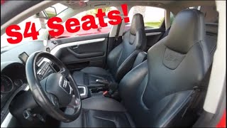 How To Install S4 B8 Seats Into AUDI A4 B7  EPISODE 15 [upl. by Lazar]