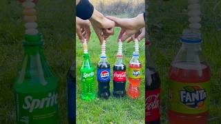 “Testing the Legend Cola and Fanta vs Sprite vs Pepsi with Mentos” 🔥😱 experiment [upl. by Larimore]