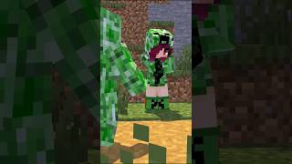 Hero CreeperMinecraft Animation minecraft shorts herobrine [upl. by Lindahl]