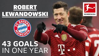 Robert Lewandowski  All Bundesliga Goals in 2021  New Historic Record [upl. by Yared]