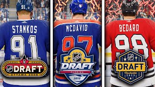 I Made A Team Using NHL Draft Classes [upl. by Eerehc]