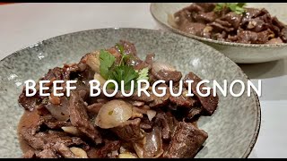 BEEF BOURGUIGNON  French Recipe [upl. by Alderman]