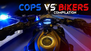 BIKERS VS COPS Motorcycles chased by Police Compilation 2023 [upl. by Yebloc]