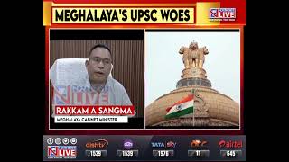 Meghalaya Education Minister Rakkam A Sangma rues failure of state candidates to clear UPSC exam [upl. by Leksehc629]