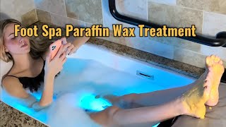 Foot Paraffin Wax Spa Treatment [upl. by Sabec690]