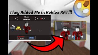 OMG Fierzaa Has Added Me In Roblox KAT Shorts [upl. by Yelyac723]