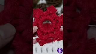 🎄DIY Estrela de Macramê Enfeite de Natal macrame macrametutorial natal tutorial [upl. by Neerom]