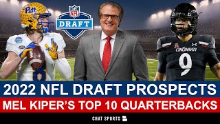 Mel Kiper’s Top 10 QBs For The 2022 NFL Draft Led By Kenny Pickett  NFL Draft Prospect Rankings [upl. by Assilla941]