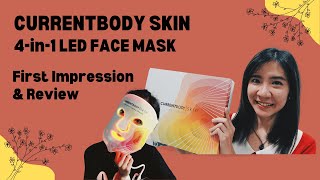 Currentbody Skin 4in1 LED Face Mask First Impression amp Review 2024 [upl. by Eirrehs]