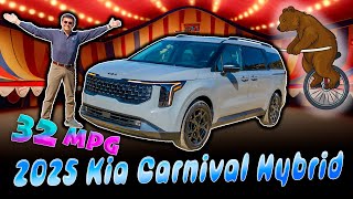 2025 Kia Carnival Hybrid Review  The UnMinivan Gets More Efficient [upl. by Zealand]