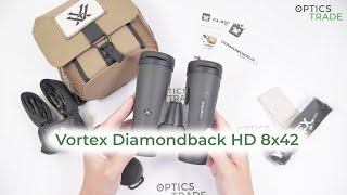 Vortex Diamondback HD 8x42 binoculars review  Optics Trade Reviews [upl. by Akimahc]