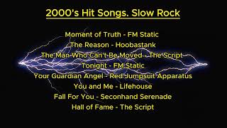 2000s Hit Songs  Slow RockFM Static Lifehouse The Script Red Jumpsuit Apparatus 3 Doors down [upl. by Nylanna]