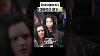 Selena gomez confidence level with justin 🙂‍↕️🙂‍↔️usa singer selenagomaz justinbeiber [upl. by Iveson]