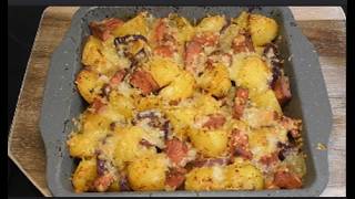 ✨😍❤️ GoldenBaked Potatoes with Garlic Butter Savory Sausage amp a Blanket of Melted Cheese 🧄🥔🧀😊😍👌👌❤️ [upl. by Aleek]