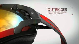 Oakley Airbrake mascara de Snow con lente intercambiable Switchlook [upl. by Anhsirk]