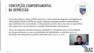 Manual de Ativação Comportamental IACC BAIACC no Tratamento da Depressão [upl. by Nahtanhoj731]