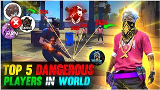 Top 5 Most DANGEROUS Mobile Players in The WORLD 🔥 Raistar Vs Pagal M10 😱 Who will win 😨 Free fire [upl. by Hayes233]