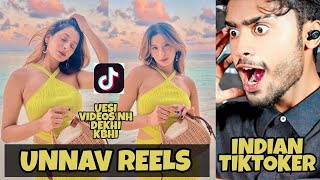 Unnati Malharkar Latest Reels  Reaction  DAMNFAM Unnati Malharkar New Reels Ak Reaction [upl. by Ammann]