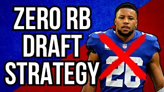 Zero RB Draft Strategy  2023 Fantasy Football [upl. by Judah275]