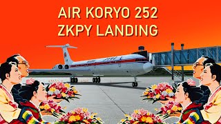 Prepar3d v45 P3D v4 Air Koryo Il62  ILS approach runway 17 in Pyongyang ZKPY  평양 순안 비행장 착륙 [upl. by Dupuy]