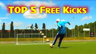 iNSANE knuckleball free kick Top 5 Free Kicks Amazing goal Goal of the Week [upl. by Ethelind]