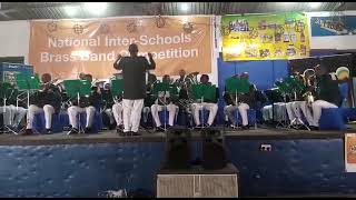 Radetzky March  Johann Strauss Sr by Prince of Wales School Brass Band [upl. by Amikay439]