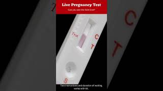 HCG Pregnancy test shortvideo [upl. by Hachmin]