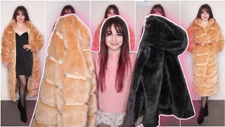 Styling Fur Coats Faux and Thrifted 10 outfit ideas [upl. by Peednama]