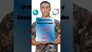 Anagramas Ciudades Ocultas ejerciciosmentales retosmentales juegodepalabras toloquin [upl. by Orman]