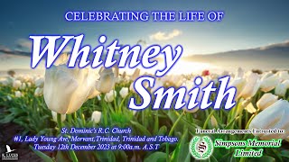 Funeral Service of Whitney Smith [upl. by Elodea]