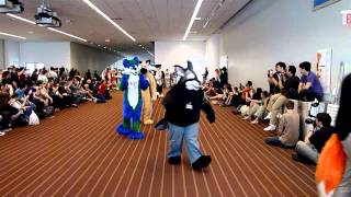 Anthrocon 2011  Fursuit Parade  Part 1 [upl. by Esalb]