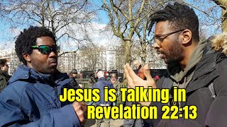 Speakers Corner  Part 2  David the Trinitarian debates Will the Unitarian on If Jesus is God [upl. by Philps633]