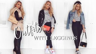 OUTFITS WITH LEGGINGS  Outfit Ideas 2020 [upl. by Iffar]