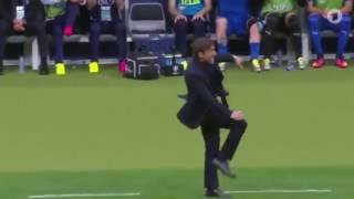 Antonio Conte REACTION  italy vs spain 20  Euro 2016 [upl. by Lehrer443]