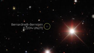 Esta es la fotografía que el telescopio Hubble tomó del cometa que pasará junto al Sol en 2031 [upl. by Ellennej]