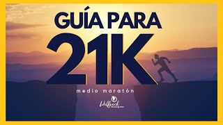 🟣La mejor guía para medio maratón 21k🏃‍♂️👣 [upl. by Nadabus]