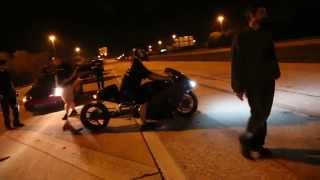 STREET RACE 8 second DSM auto vs TURBO BUSA 300whp [upl. by Keller]