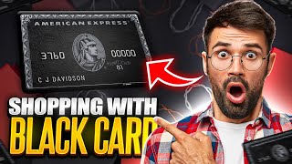 Shopping With The Black Card  The Secret Of The Black Card  American Express Black Card [upl. by Rayham]