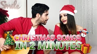 🎤 LE CANZONI DI NATALE IN 2 MINUTI 🎄❤️  MARYNA [upl. by Belldas]