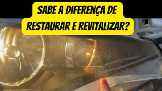 QUAL A DIFERENÇA ENTRE REVITALIZAÇÃO E RESTAURAÇÃO DE FAROL [upl. by Dayiz199]