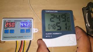 XKW1099 Digital Thermostat Humidity Controller Setting and Wiring Connection [upl. by Griffy42]